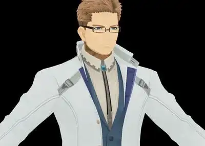 二次元卡通手绘中年大叔