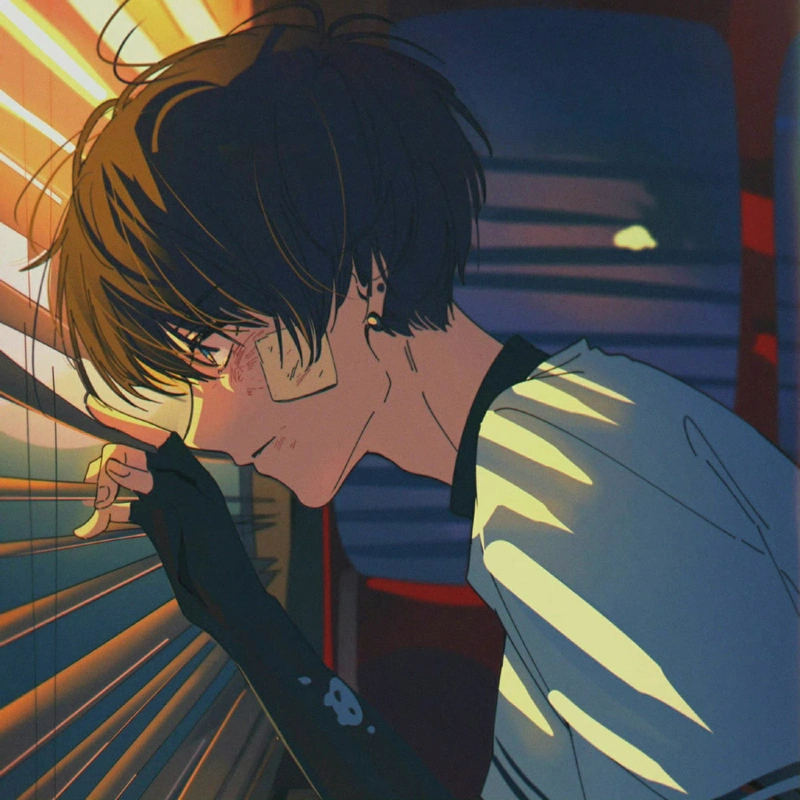 「头像」充满故事的动漫男头