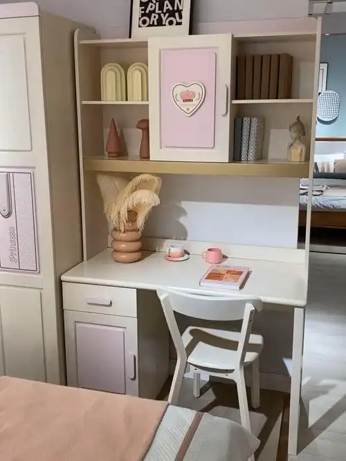 全实木女孩书桌