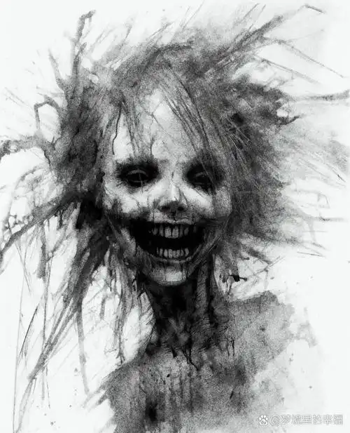 恐怖的鬼怪艺术,胆小勿进