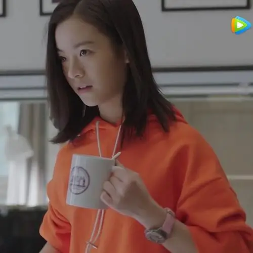 橘色卫衣女小欢喜乔英子同款秋冬加厚宽松不规则上衣2019新款