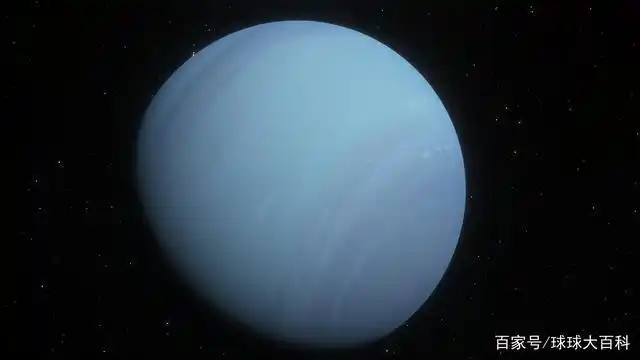 表面充满风暴的海王星