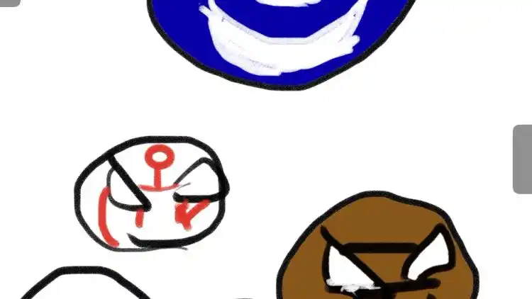 【手绘波兰球】蒙古帝国和他的孩子们(画功很渣,希望能得到大佬指点)