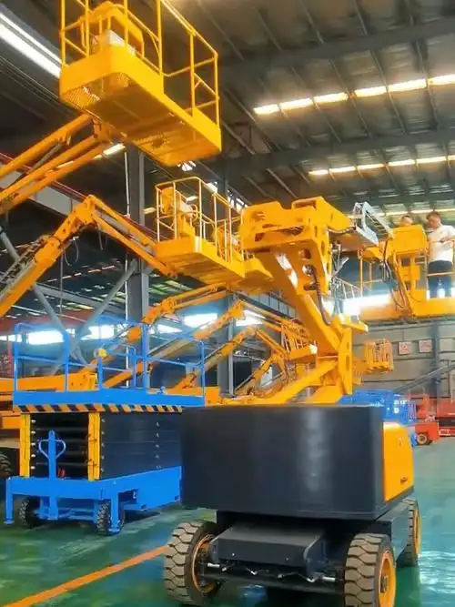 电动全自行曲臂升降机车