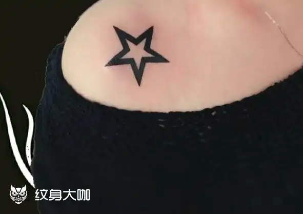 五角星_纹身图案手稿图片_子轩的纹身作品集