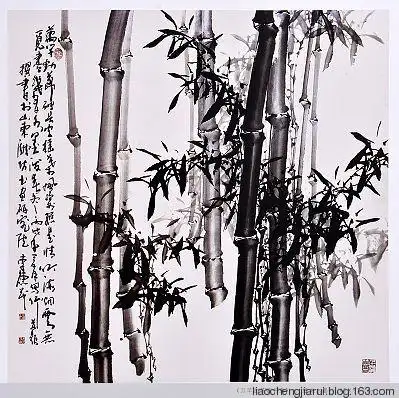 李德茂墨竹书法作品选之五