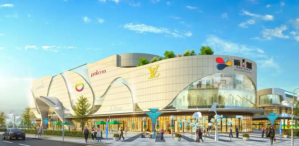 2022购物中心门面外墙装修效果图片