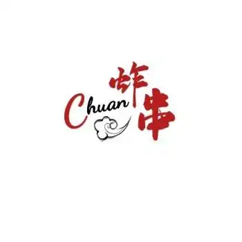 炸串餐饮简约红色店铺logo