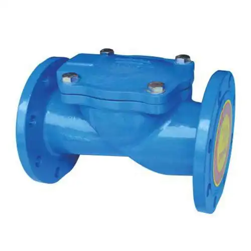 h44x橡胶瓣法兰止回阀