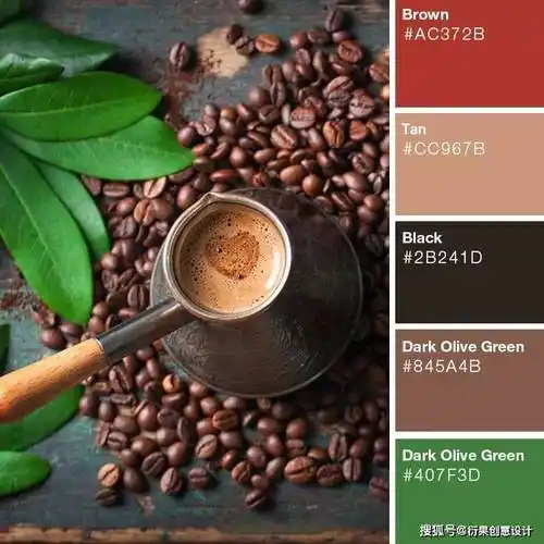 【配色技巧】棕色系色彩搭配方案