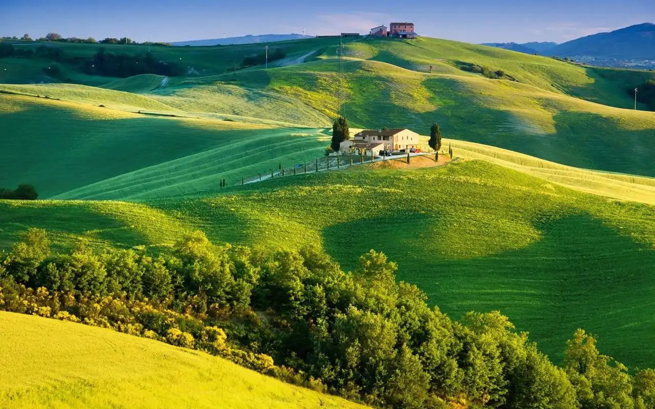 绿色清新护眼自然风景高清图片桌面壁纸