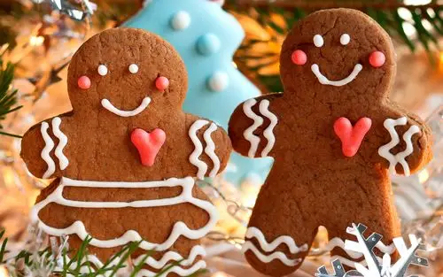 美味可口的好看圣诞饼干美食图片桌面壁纸高清(2)