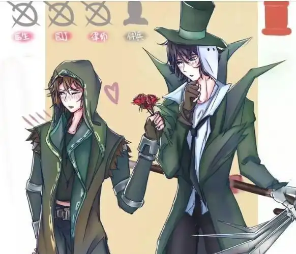 第五人格:杰克得知奈布和雌性生物合照,冷淡只为了和其走红地毯