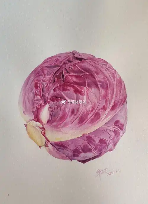 水彩蔬菜