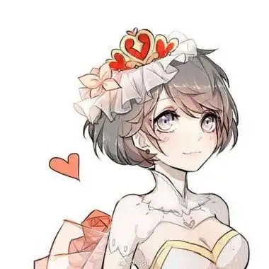 情侣头像动漫王者荣耀小乔纯白花嫁画师尧北