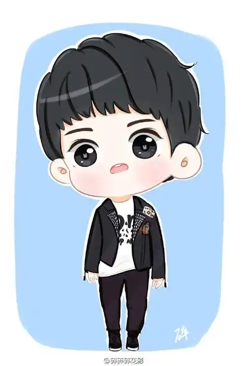 王源卡通形象crlogo