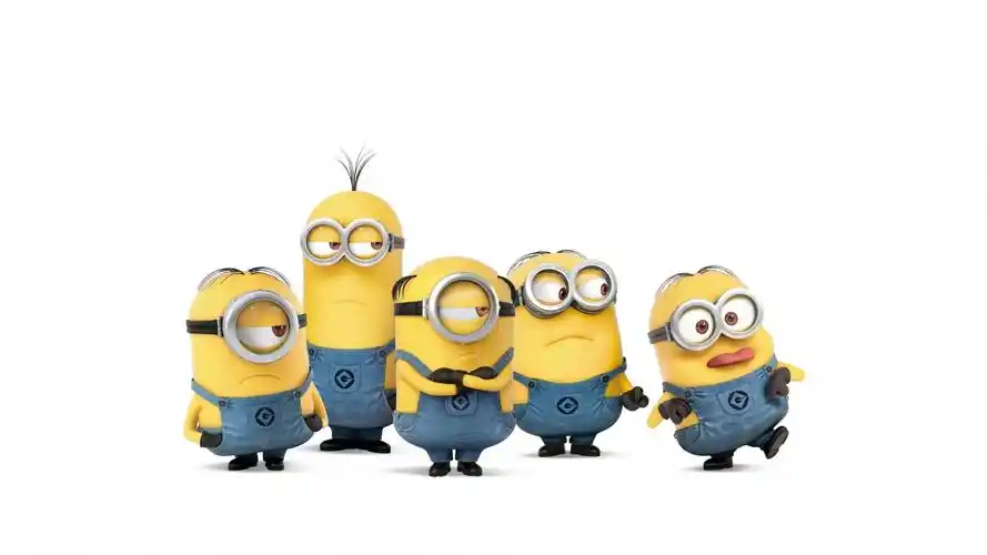 5个可爱小黄人minions8k壁纸7680x4320