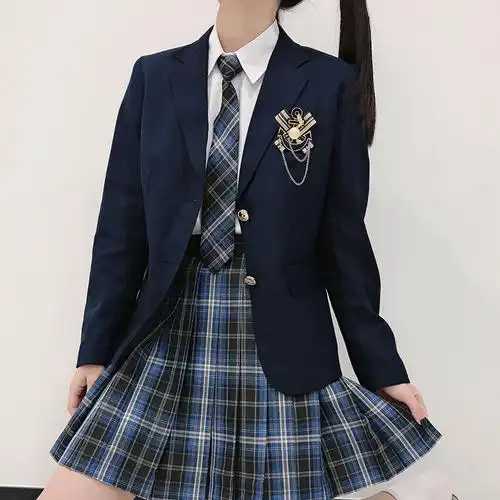 西装小西日式jk制服多色西式英伦套装女式校服