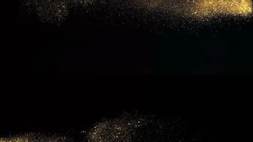 两张抽象黑金粒子商务ppt背景图片