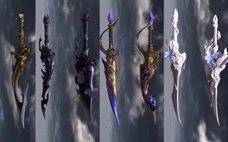 蜃意无双如月行天【天刀】[双刃]五毒武器外观