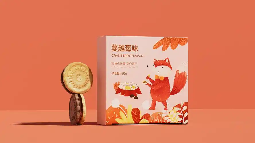 森林の故事曲奇饼干包装设计