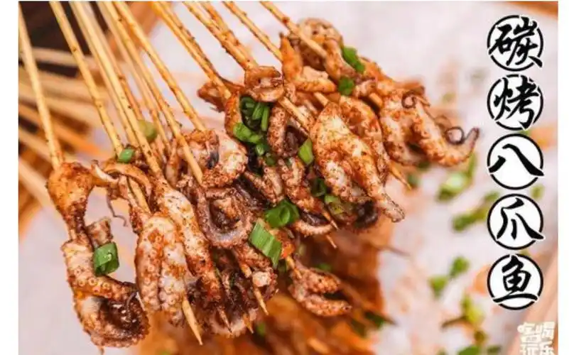 【杂技演员/殿堂级】可可豆大厨带来一道碳烤八爪鱼外卖,请您签收!