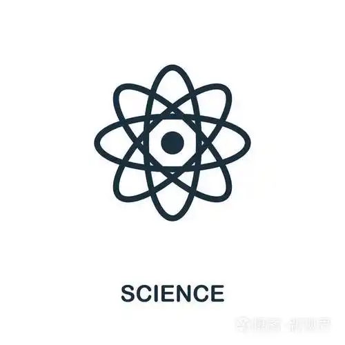 科学图标符号.来自生物技术图标集合的创意标志.