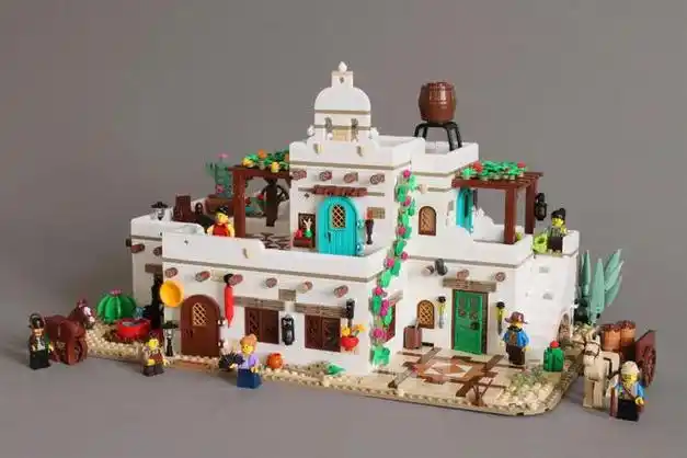 用乐高创作了一组龙过新年场景|积木|大吉|龙年_网易