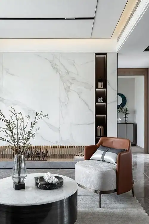 130㎡现代轻奢风莫兰迪装修出豪宅范