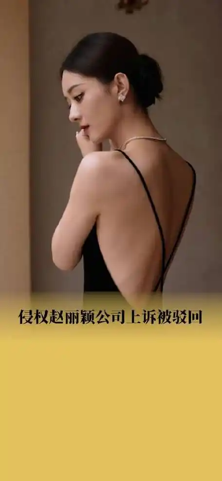 侵权赵丽颖公司上诉被驳回