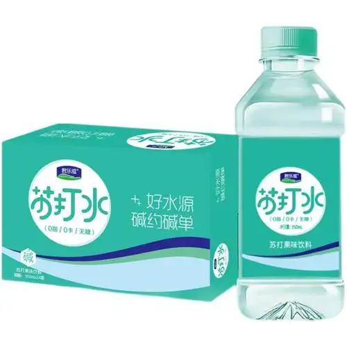 苏打水整箱24瓶装 无糖碱性水降酸备孕专用天热解暑饮用矿泉水特价优