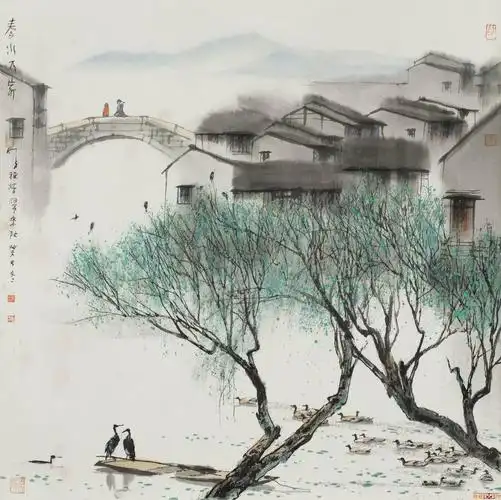 杨明义:一生执着水墨江南_著名画家_百科_我爱画画网_一个免费学画画