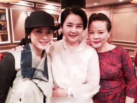 孙俪与姨奶奶胡慧中合影 明星亲戚关系扒皮(图)