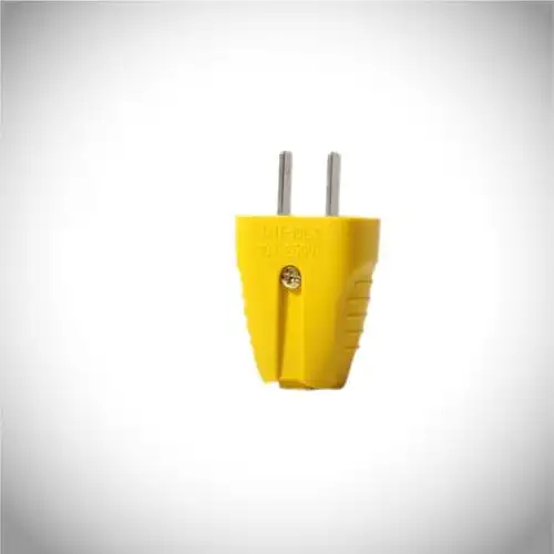 公牛二孔插头摔不烂两脚插头 防摔抗摔型可拆卸接线二极插头t10l4