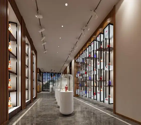 复古白酒展览馆装修设计效果图展览厅装修图片150平米