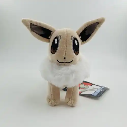 15cm 小号 站姿 异色原始伊布 浅棕色 伊贝 依贝 依布 伊布 毛绒