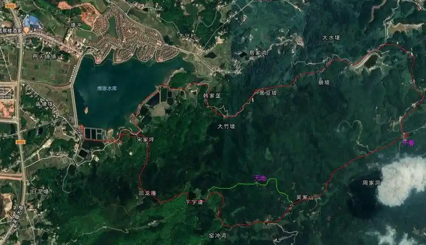 燎原水库青山环窜 | 长沙一起走吧_湖南徒步出走爬山