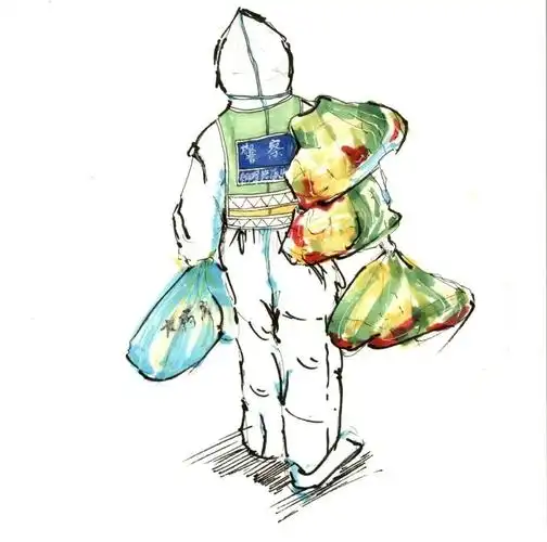 抗疫现场我看见一个背影