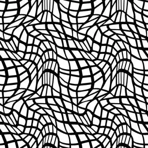 简单的黑白网格照片