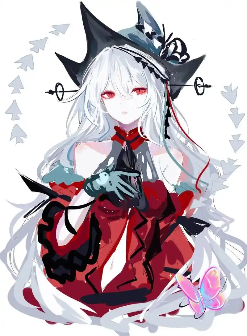 明日方舟#浊心斯卡蒂#二次元图片@抖音小助手 @萌萌球 @ - 抖音