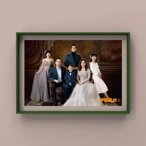 优雅精致适合挂在家里的全家福