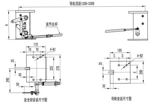电梯配件|安全钳|电梯安全钳|aso2/as05/as05(x)安全钳