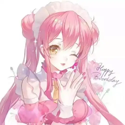 有没有可爱软萌偏粉的动漫头像要偏粉色系的简约的符合以上条件动漫