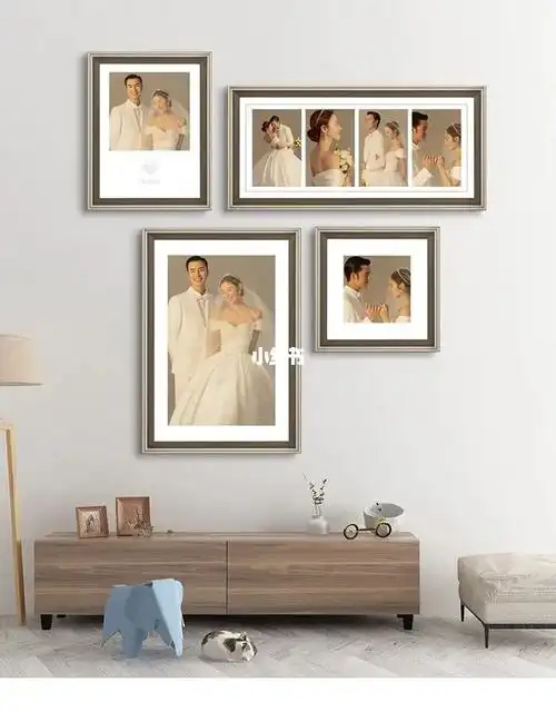 婚纱照照片墙怎么挂