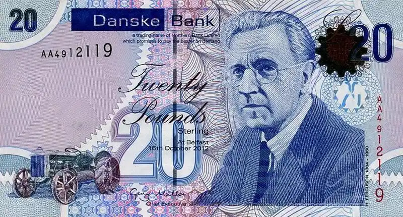 丹斯克银行2012年版20英镑纸钞