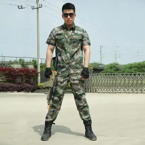 16式丛林迷彩服套装男 特种兵野战训练服 夏季海洋军装短袖女正品