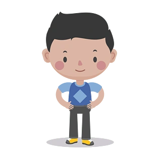 q版可爱运动男生免扣素材