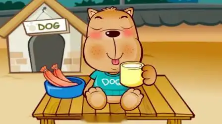 11小黄狗吃香肠