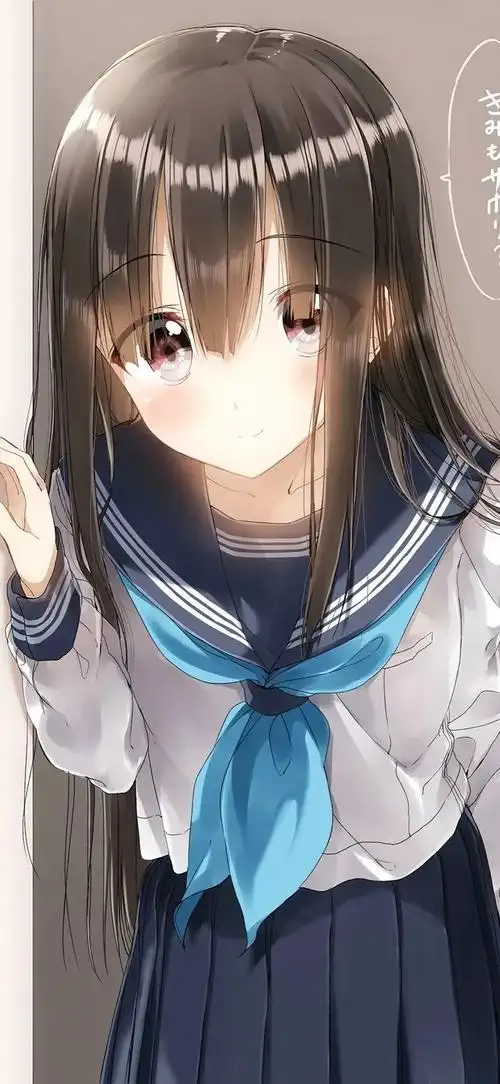 二次元可爱美少女手机壁纸