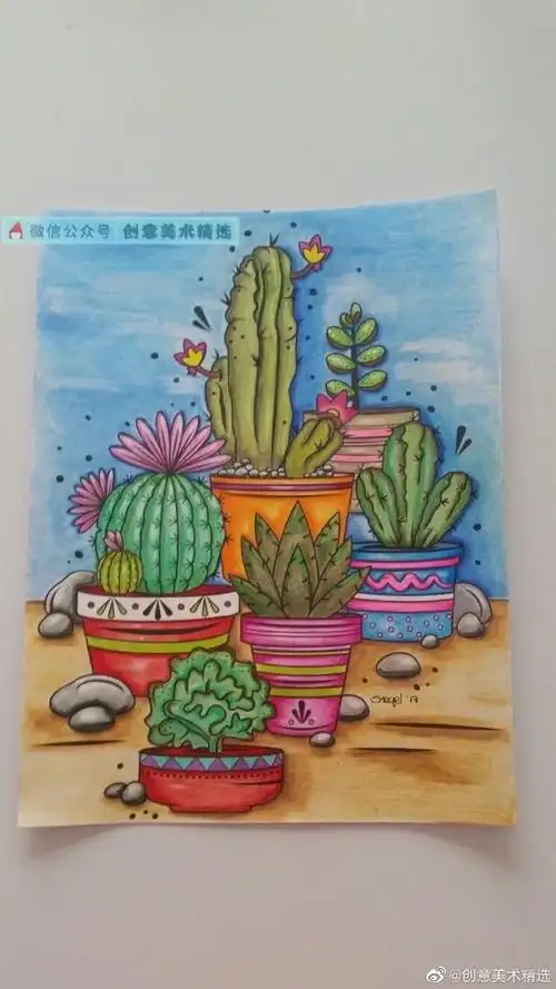画画##色彩##装饰##艺术##手绘##儿童创意美术##手工##创意美术